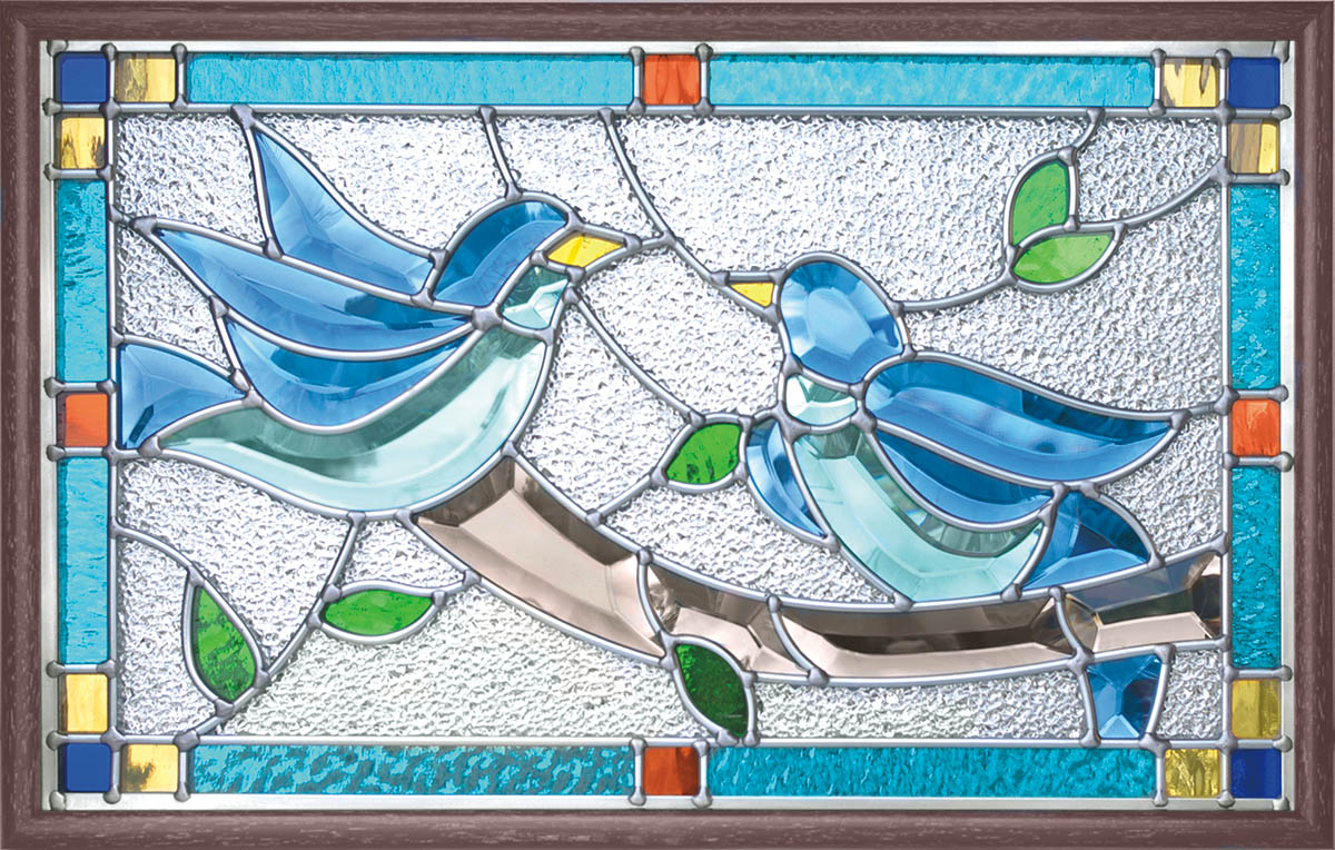 幸せの 青い鳥 Sh Pr01 ステンドグラスの専門メーカー Seven Home Pure Glass